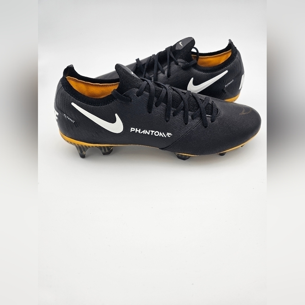 Nike Phantom GT Elite Tech Craft FG 'Black Pro Gold' Soccer Cleats Mens Size 6.5